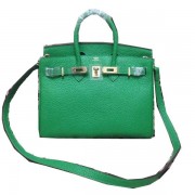 Best Hermes Birkin 25CM Tote Bag Original Leather H25 Green PY1321HW50