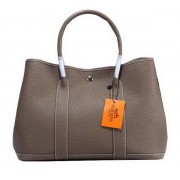 Cheap Hermes Garden Party 36cm Tote Bag Grainy Leather Grey PY1384ZZ98