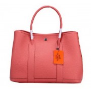 Fake Hermes Garden Party 36cm Tote Bag Grainy Leather Pink PY1363tp14