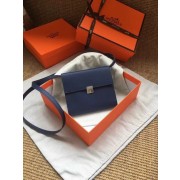 First-class Quality Hermes Clutch Epsom calfskin H0589 Dark Blue PY752fm32