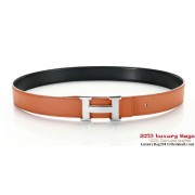 Hermes 43mm Saffiano Leather Belt HB102-5 PY3945AT21