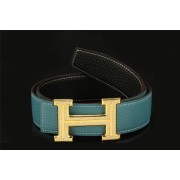 Hermes Belt HB5208 Light Blue Gold PY3785PE71