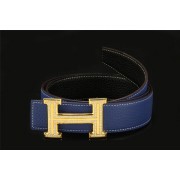 Hermes Belt HB5208 RoyalBlue Gold PY3784rH96