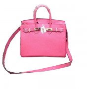 Hermes Birkin 25CM Tote Bag Original Leather H25 Pink PY1324OZ92