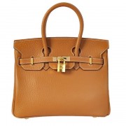 Hermes Birkin 25CM Tote Bags Togo Leather Camel Godlen PY2005Uf65