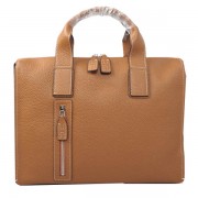 Hermes Briefcase Original Grainy Leather H8813 Wheat PY1626Lo54