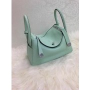 Hermes Lindy 30CM Original Leather Shoulder Bag HLD30 Skyblue PY1240PC54