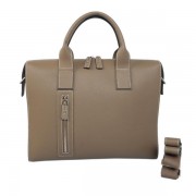 Hermes Mens Briefcase Calf Leather H1705 Khaki PY1818CD19