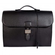 Hermes Sac Depeche 38cm Briefcase Clemence Black PY1979dV68