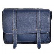 Hermes Steve 32CM Mens Bag Clemence Dark Blue PY1971lV14