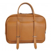 Hermes Steve 38CM Travel Bag Clemence Leather Camel PY1959AM45