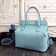 Hermes Toolbox Togo Bag Original Leather 3259 Skyblue PY805cE58