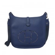 High Quality Hermes Evelyne Messenger Bag H1608 Dark Blue PY1735xJ94