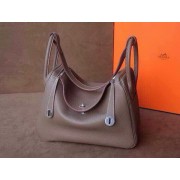 Hot Replica Hermes Lindy 30CM Original Leather Shoulder Bag HLD30 Dark Grey PY1241wR89