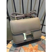 Imitation Hermes Constance Bag Calfskin Leather H9978 Grey PY931JC57