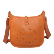 Imitation Hermes Evelyne Messenger Bag H1608 Orange PY1731Dl40