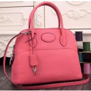 Knockoff Hermes Bolide 37CM Calfskin Leather Tote Bag B1004 Pink PY1067yN38