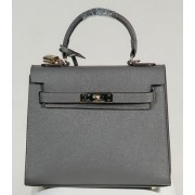 Knockoff Hermes Kelly 25cm Tote Bag Togo Leather K2138 Grey PY1228Ez66