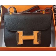 Replica Fashion Hermes Constance Bag Litchi Leather H9999L Black PY1162iF13