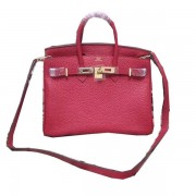 Replica Hermes Birkin 25CM Tote Bag Original Leather H25 Red PY1325Hd81