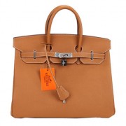 Replica Hermes Birkin 35CM Tote Bag Wheat Original Leather H35 Silver PY1666Hd81