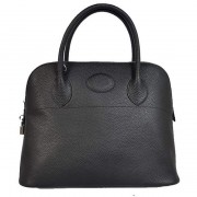 Replica Hermes Bolide 37CM Tote Bags Clemence H1037 Black PY2001MO84