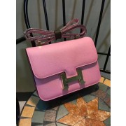 Replica Hermes Constance Bag Calfskin Leather H9978 Pink PY934fp99