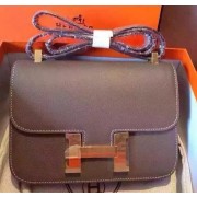 Replica Hermes Constance Bag Calfskin Leather H9999 Grey PY979BK81