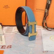 Replica Hermes Imported Belt HR1002I Light Blue PY3766iF81