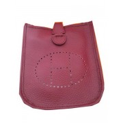 Replica Hermes mini Evelyne Messenger Bag H1608S Burgundy PY1475Xe44