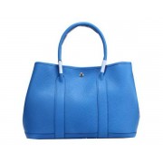 Replica Top Hermes Garden Party 36cm Tote Bag Grainy Leather Blue PY1383Il23