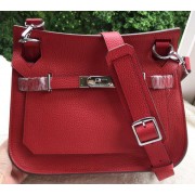 Top Hermes Jypsiere 31CM Shoulder Bag Calfskin Leather H0880 Red PY957eo14