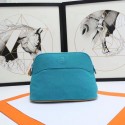 Best Hermes Cosmetic Bag H3699 Blue PY653kr25