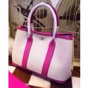 Best Hermes Garden Party 36cm Tote Bags Canvas HGP1927 Rose PY994kr25