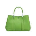 Best Replica Hermes Garden Party 30cm Tote Bag Grainy Leather Green PY1376zU69