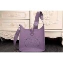 Copy 1:1 Hermes Evelyne 28cm Messenger Bag Original Leather H1188 Lavender PY1300xD64