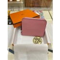 Copy Hermes Constance Wallets espom leather H2298 pink PY2023dK58