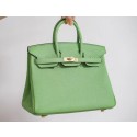 Fake Hermes Birkin 25CM Togo Leather H5601 green PY538DV93