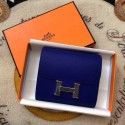 Fake Hermes Constance Wallets espom leather H2297 blue Wallets PY2041uQ71