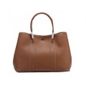 Fake Hermes Garden Party 36cm Tote Bag Grainy Leather Brown PY1359uQ71