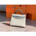 Fake Hermes Original Epsom Leather KEL2578 cream&sky blue PY336uQ71