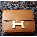 Fashion Hermes Constance Bag Smooth Leather H9998S Wheat PY1147Of26