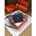 First-class Quality Hermes Clutch Epsom calfskin H0589 Dark Blue PY752fm32