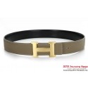 Hermes 50mm Original Calf Leather Belt HB117-12 PY3819Ul96