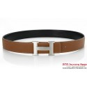 Hermes 50mm Original Calf Leather Belt HB117-6 PY3825Xw85