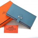 Hermes Bearn Japonaise Bi-Fold Wallet Original Leather A208 SkyBlue PY2193jB82