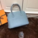 Hermes Bolide 31CM Calfskin Leather Tote Bag B3302 Light Blue PY918ff12