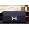 Hermes Constance Long Wallets Original Leather HA909 Royal Wallets PY2141rf34