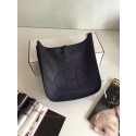 Hermes Evelyne 30cm Messenger Bag E3301 Black PY916aM39