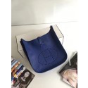 Hermes Evelyne 30cm Messenger Bag E3301 Blue PY913mU75